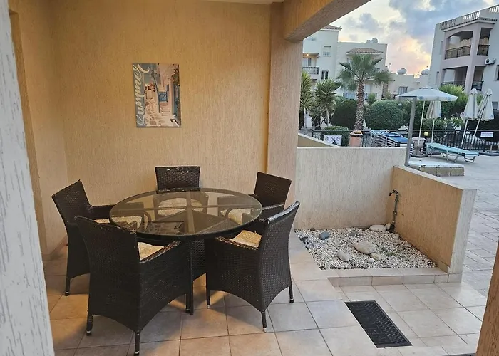 Front Pool Garden Paphos